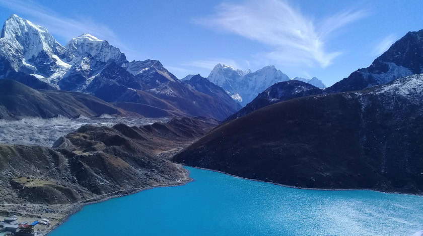 The difficult Three Passes Trek within the Everest area The difficult Three Passes Trek within the Everest area