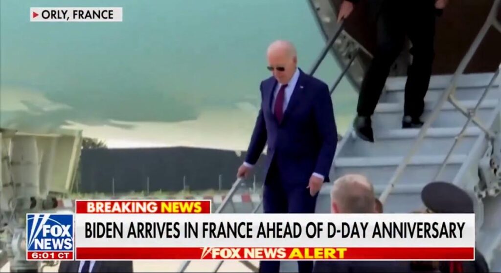Joe Biden Lands in Paris, Instantly Calls a Lid for the Remainder of the Day | The Gateway Pundit