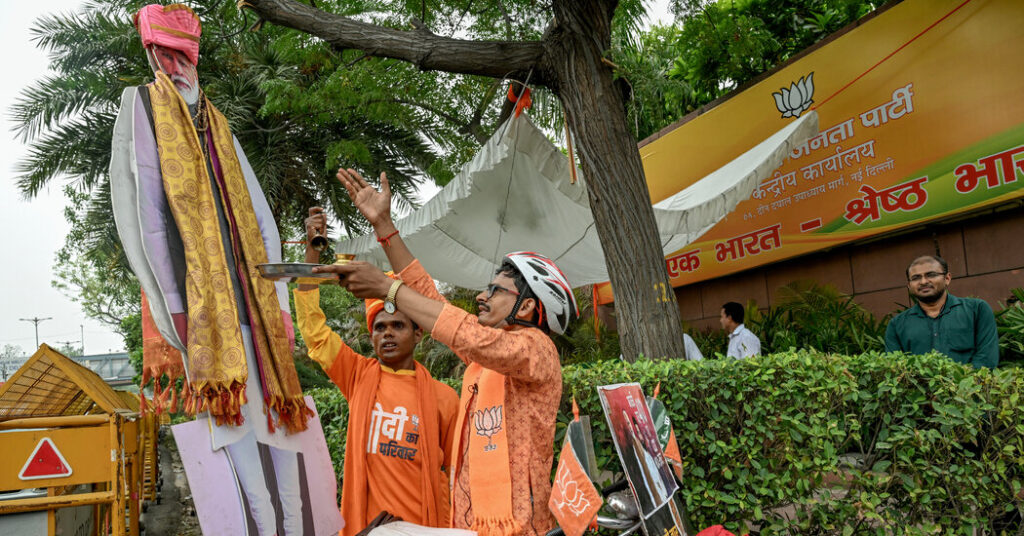 India Election 2024 Stay Updates: Modi’s Lead Narrower Than Anticipated