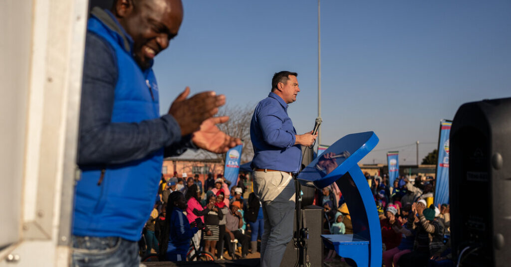 White Politician Poised for Energy Faces Hurdle in South Africa