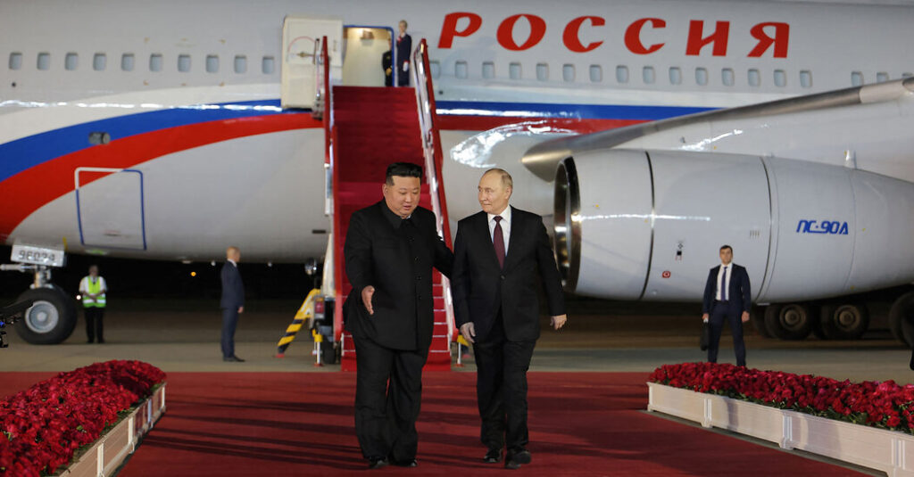 Putin and Kim Jong-un, Autocrats Introduced Nearer by Conflict, Meet in Pyongyang Putin and Kim Jong-un, Autocrats Introduced Nearer by Conflict, Meet in Pyongyang