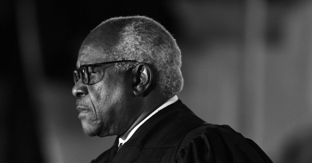 Opinion | Clarence Thomas and John Roberts Are at a Fork within the Street Opinion | Clarence Thomas and John Roberts Are at a Fork within the Street