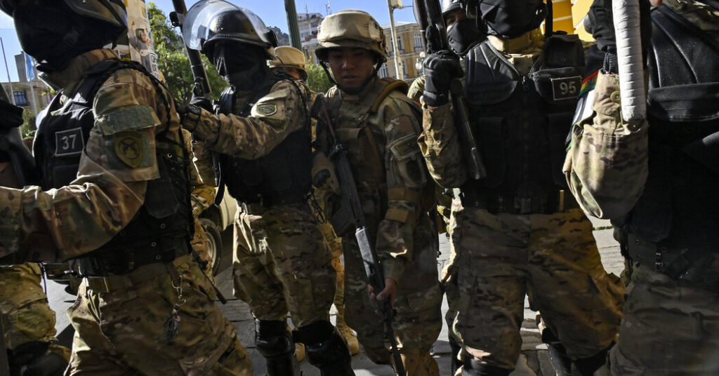 Bolivia’s Army Accused of ‘Coup Try’ Bolivia’s Army Accused of ‘Coup Try’
