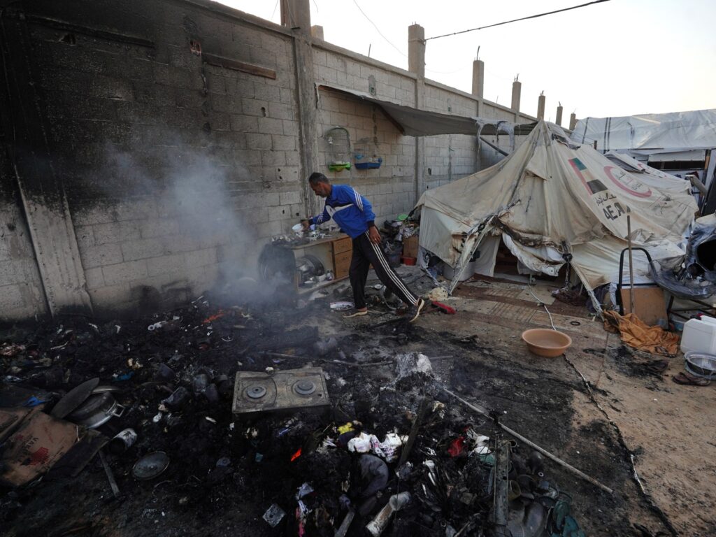 Israeli forces pound Gaza after al-Mawasi tent camp assault kills 25 | Israel-Palestine battle Information Israeli forces pound Gaza after al-Mawasi tent camp assault kills 25 | Israel-Palestine battle Information