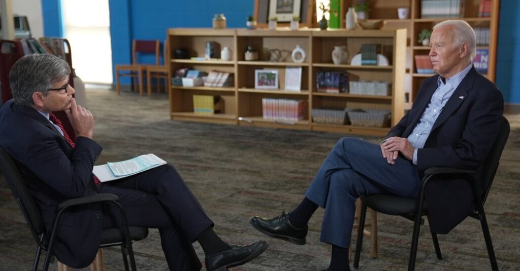 Opinion | What the Interview With Biden Confirmed