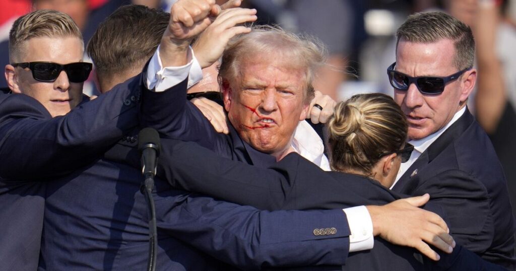 ‘Struggle! Struggle! Struggle!’ is the sound of Trump returning hearth