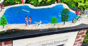 To whoever torched my Little Free Library: Get off my garden