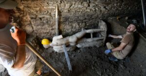 Archaeologists Discover Marble Statue in Historic Sewer in Bulgaria