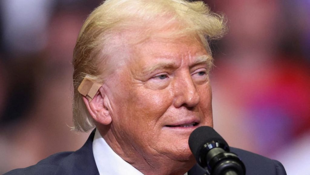 ‘I took a bullet for democracy,’ Trump tells first rally since capturing