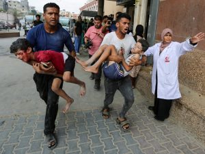 Israel follows up evacuation order with air strikes on Gaza ‘secure zone’ | Gaza Information