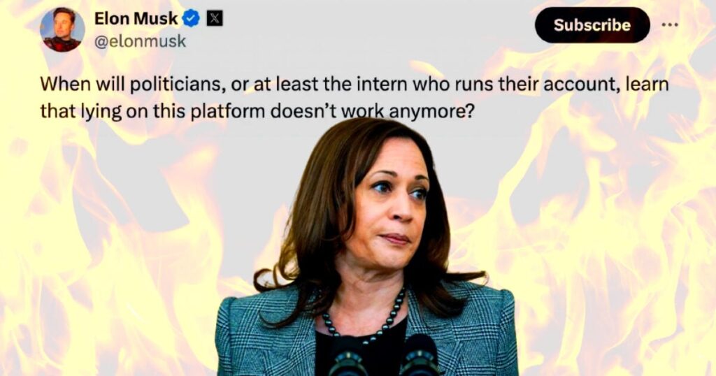 Kamala Harris Lies About Trump on X, Will get Truth-Checked by ‘Neighborhood Notes’, Brutally Referred to as Out by Musk: ‘Mendacity on This Platform Doesn’t Work Anymore’ | The Gateway Pundit