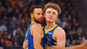 Warriors’ Brandin Podziemski praises Stephen Curry’s management