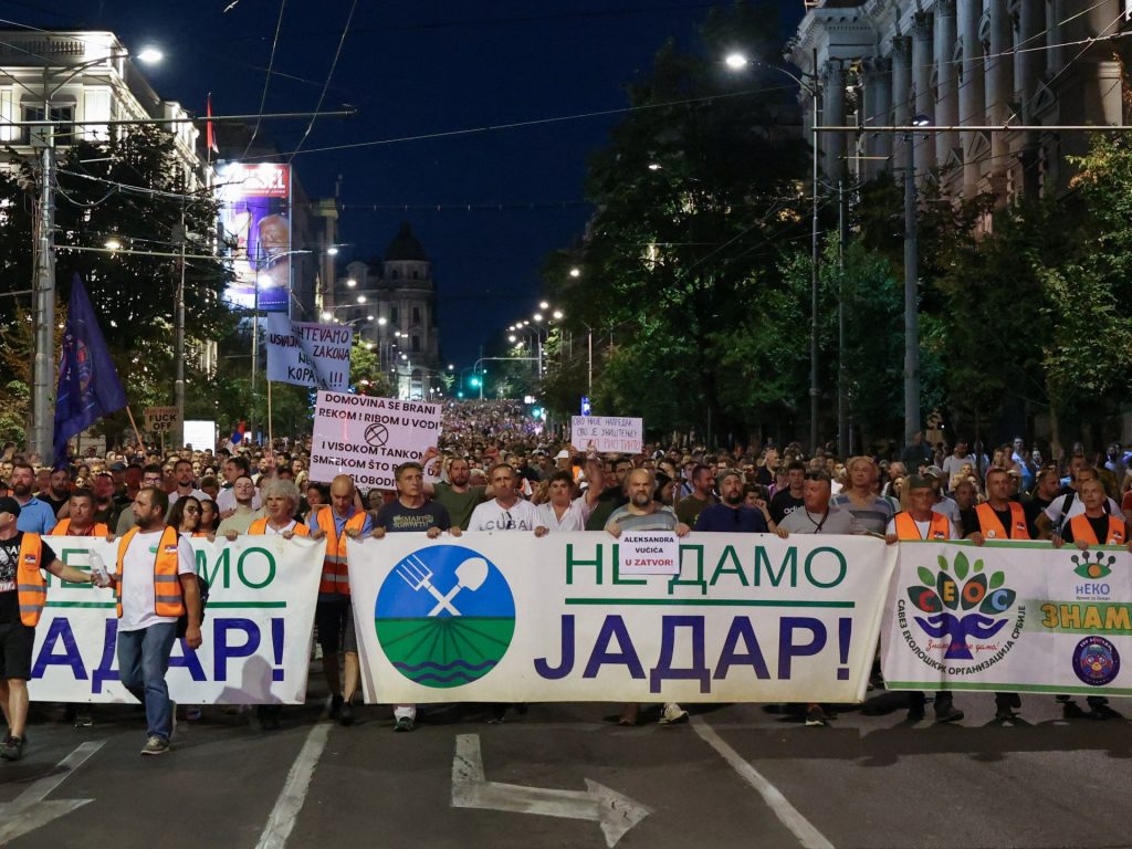 1000’s protest in Serbia’s Belgrade in opposition to lithium mining challenge | Protests Information