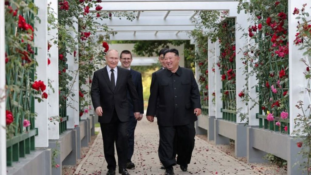 North Korea’s Kim and Russia’s Putin vow deeper ties on Korean liberation day North Korea’s Kim and Russia’s Putin vow deeper ties on Korean liberation day
