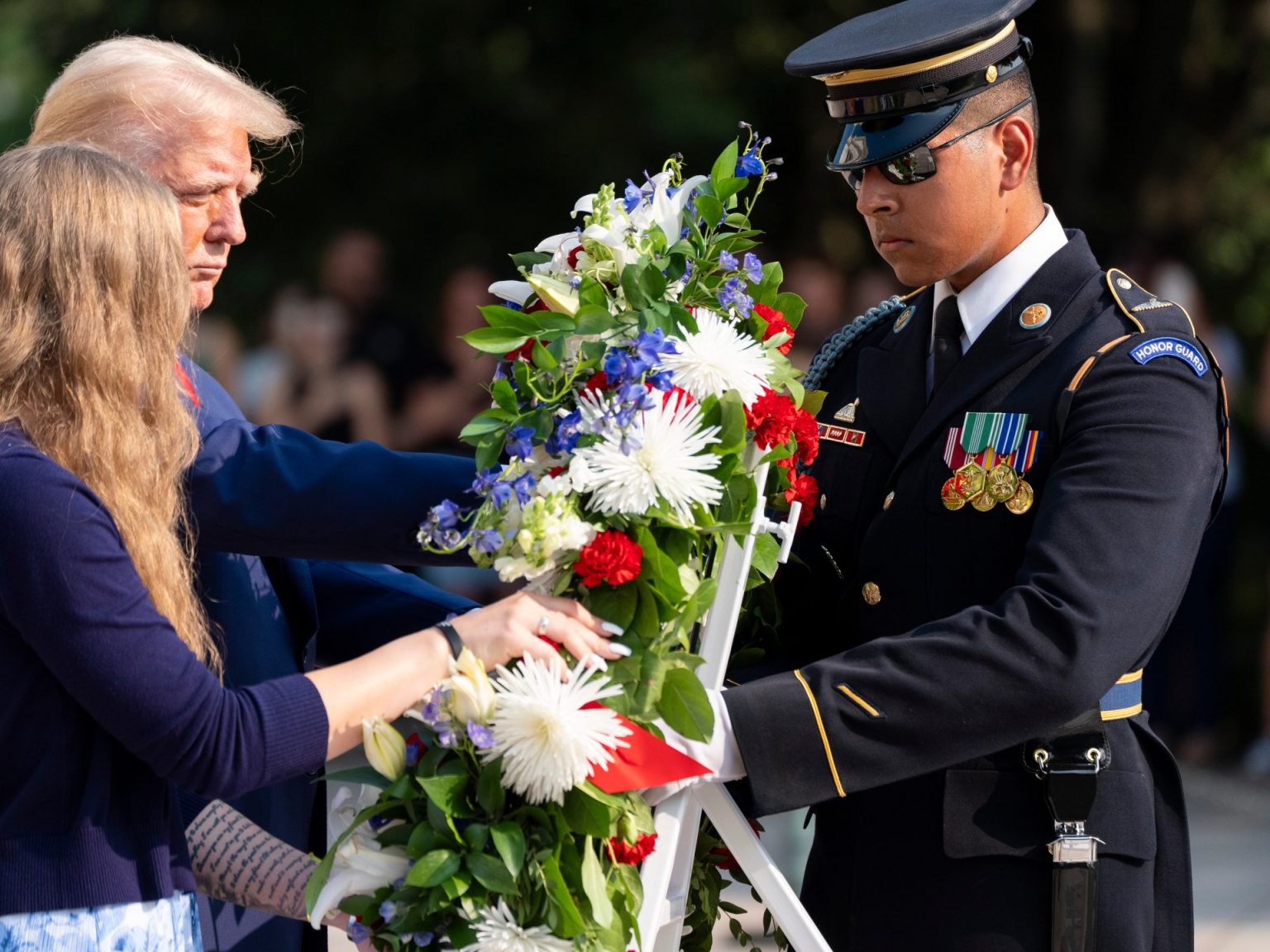 US Military defends Arlington cemetery worker pushed throughout Trump go to | Donald Trump Information