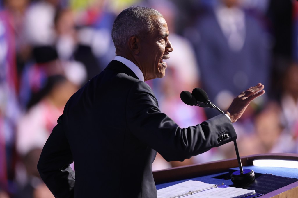 Barack Obama Childes Donald Trump’s Anatomy Dimension In DNC Speech Barack Obama Childes Donald Trump’s Anatomy Dimension In DNC Speech