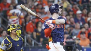 Astros star going through a still-murky timeline for harm return