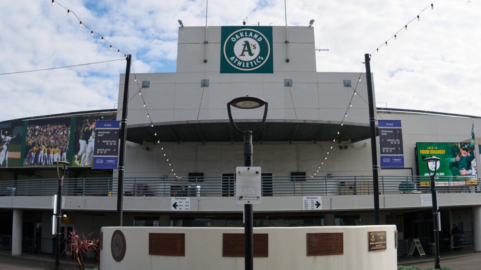 Athletics comply with promote their share of Coliseum land Athletics comply with promote their share of Coliseum land