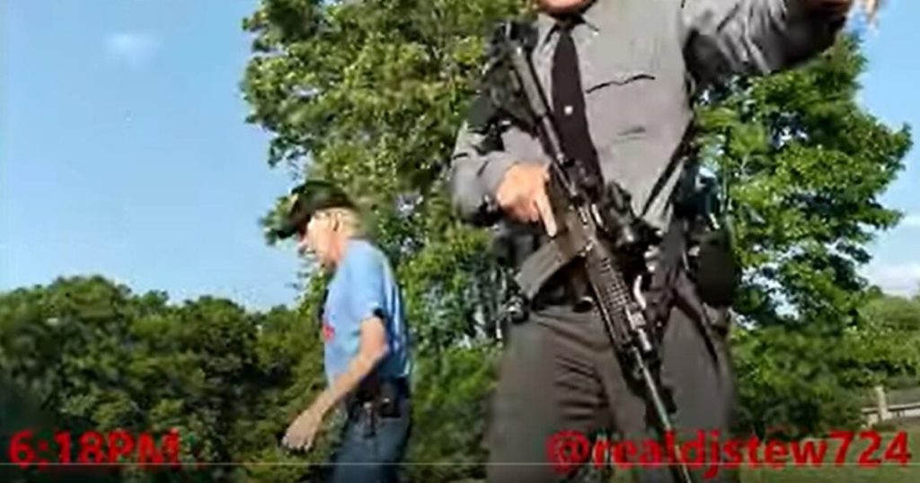 Eyewitness, Who Secretly Recorded Interrogation with Police, Claims to Have Overheard Police Radio Comms Mentioning ‘Blood within the Rest room’ and ‘Second Shooter on the Free’ Following Trump Assassination Try | The Gateway Pundit Eyewitness, Who Secretly Recorded Interrogation with Police, Claims to Have Overheard Police Radio Comms Mentioning ‘Blood within the Rest room’ and ‘Second Shooter on the Free’ Following Trump Assassination Try | The Gateway Pundit