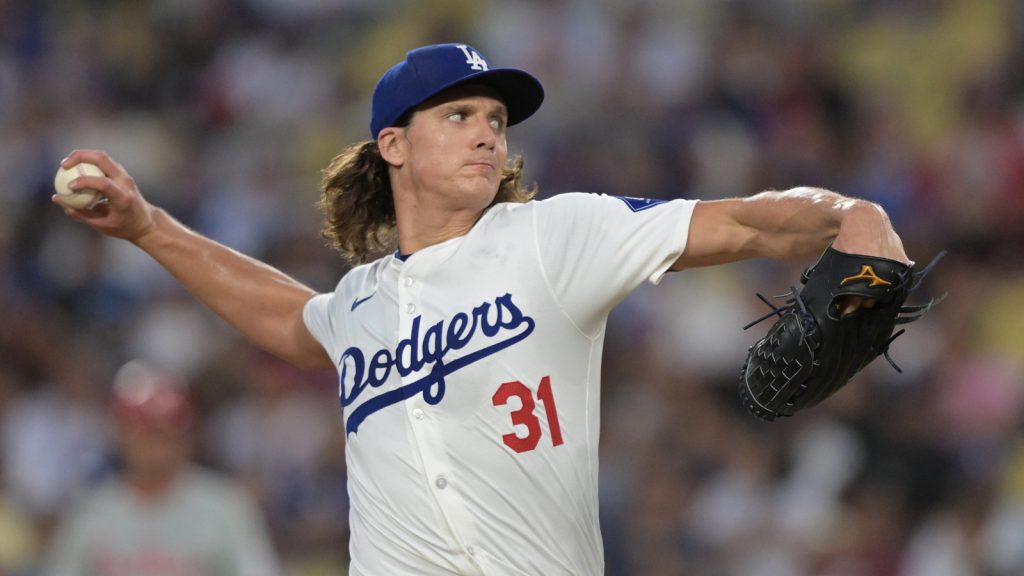 Dodgers place All-Star pitcher on IL with elbow tendinitis