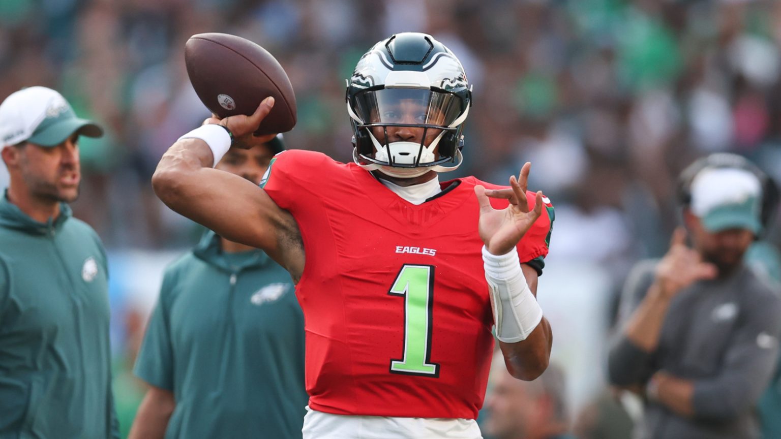 Eagles’ Jalen Hurts can accomplish an NFL first in 2024 Eagles’ Jalen Hurts can accomplish an NFL first in 2024