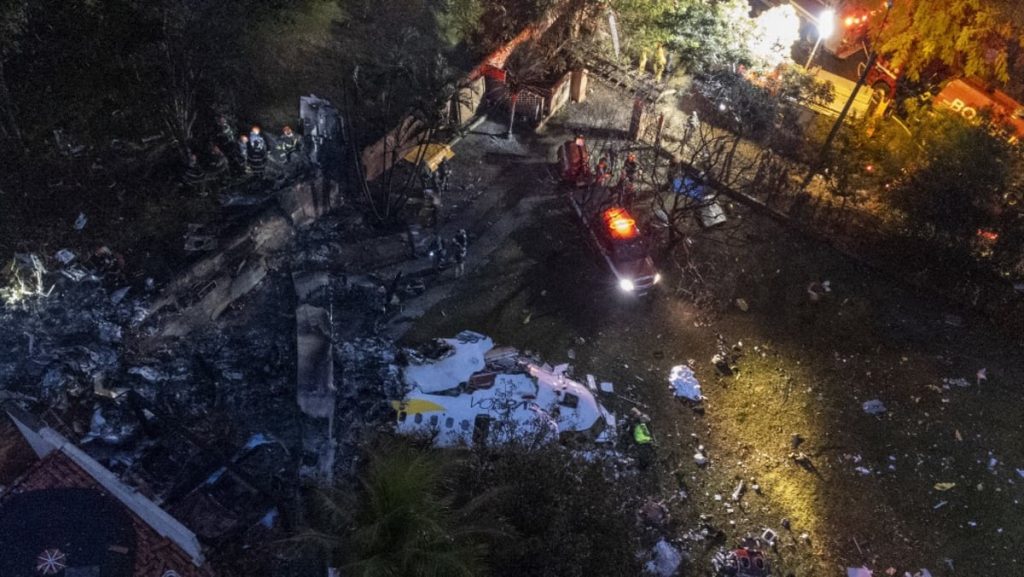 Brazilian aircraft spins earlier than crashing, killing all 61 on board