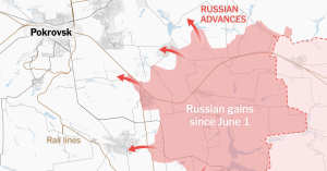 How Russia’s Regular Advance Threatens Ukraine’s East