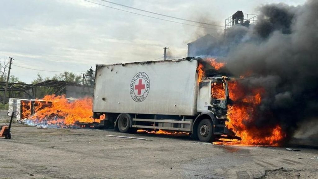Shelling kills 3 Crimson Cross staff in japanese Ukraine