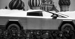 Tesla’s Cybertruck Goes, Inevitably, to Conflict