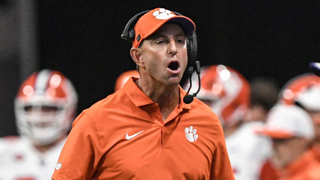 Dabo Swinney appears triggered when reacting to criticism