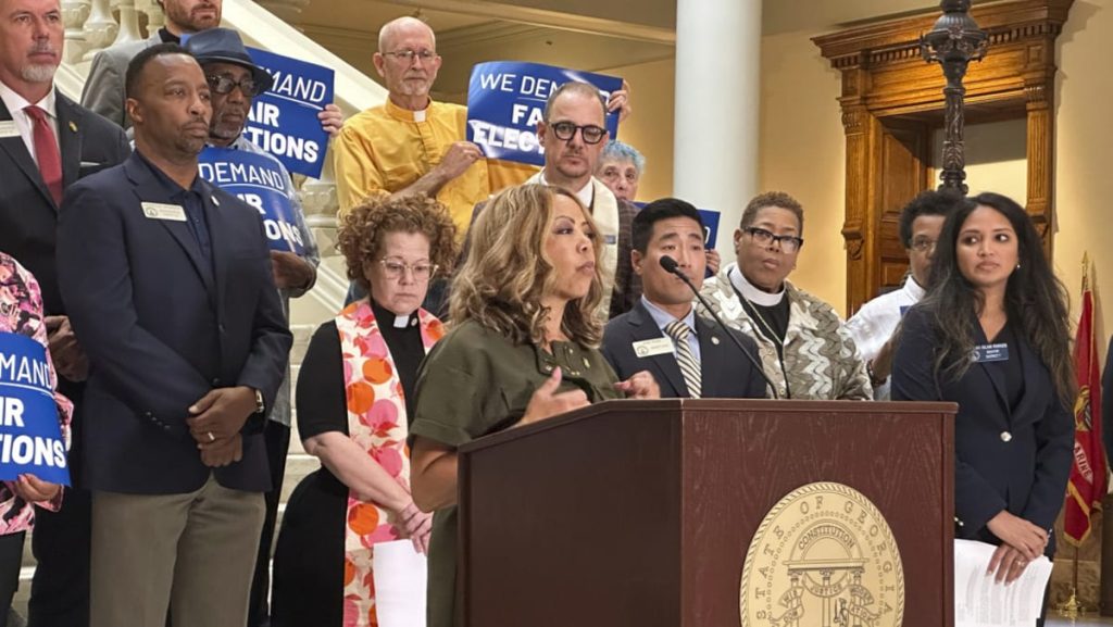 Georgia election board orders hand rely of votes in US presidential contest Georgia election board orders hand rely of votes in US presidential contest