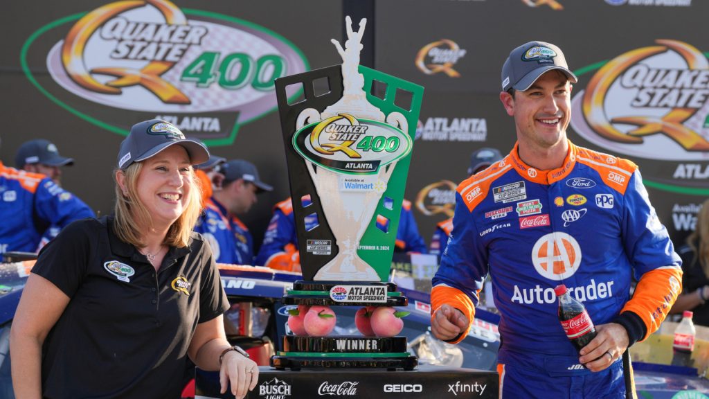 Logano proves why he is the most effective with clutch Atlanta win Logano proves why he is the most effective with clutch Atlanta win