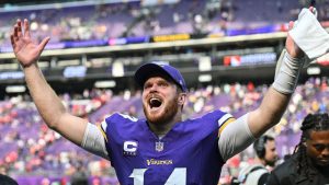 Watch: Vikings’ Sam Darnold throws 29-yard TD to Jordan Addison