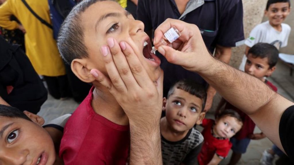 UNICEF says Gaza preventing pauses agreed to complete polio vaccinations