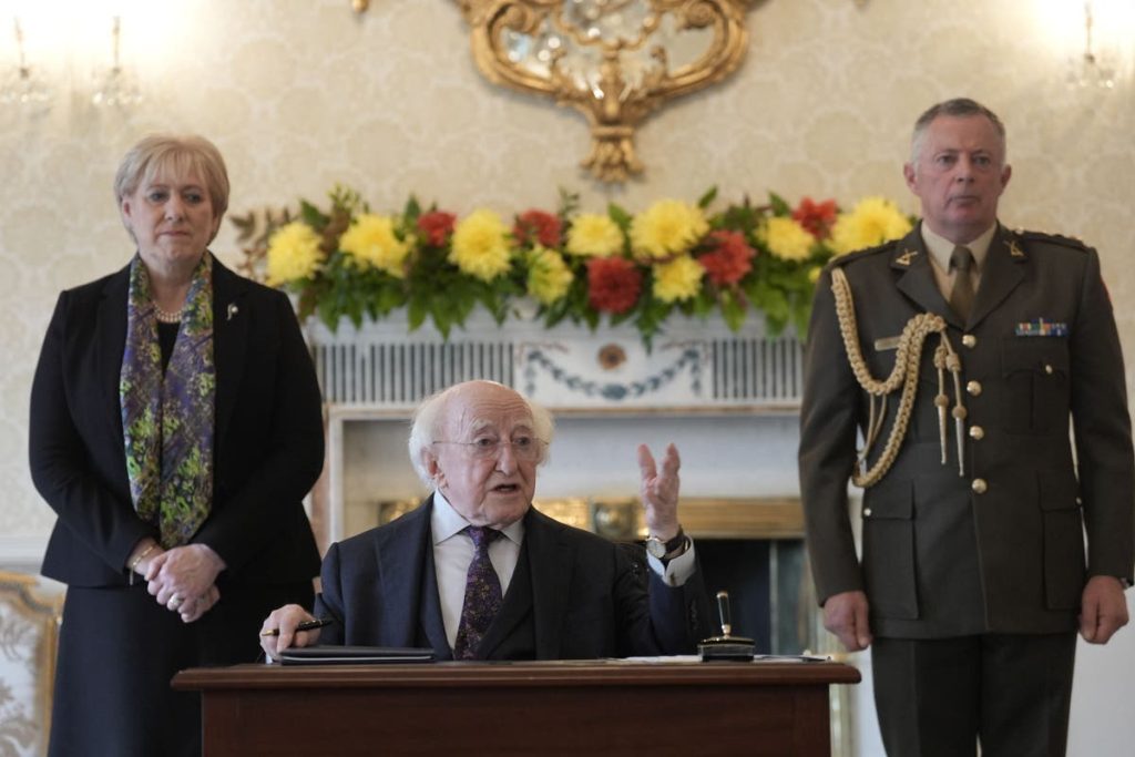Irish president pardons two males of homicide 140 years on from their executions