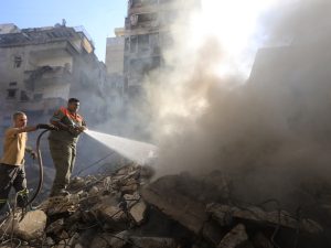 Aftermath of Israeli air strikes in central Beirut | Israel assaults Lebanon Information