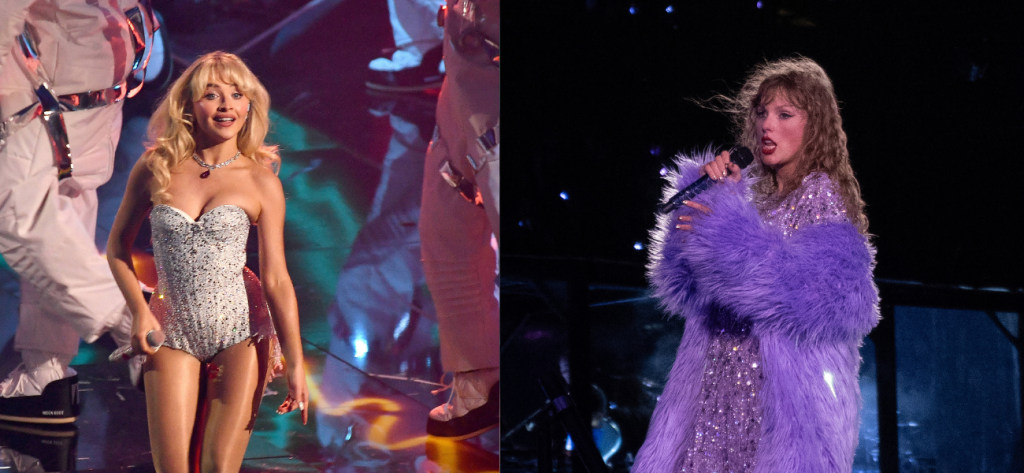 Taylor Swift & Sabrina Carpenter Wow Eras Tour Crowd