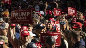 Trump takes election pitch to storied New York area