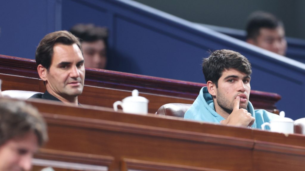 Federer practices with Alcaraz after declining earlier invite Federer practices with Alcaraz after declining earlier invite