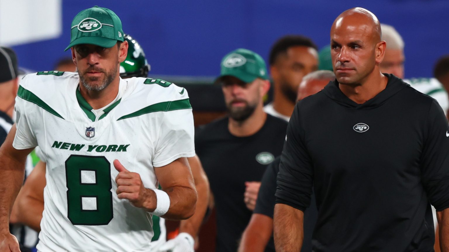 Former Jets QB makes large claims about Rodgers-Saleh relationship