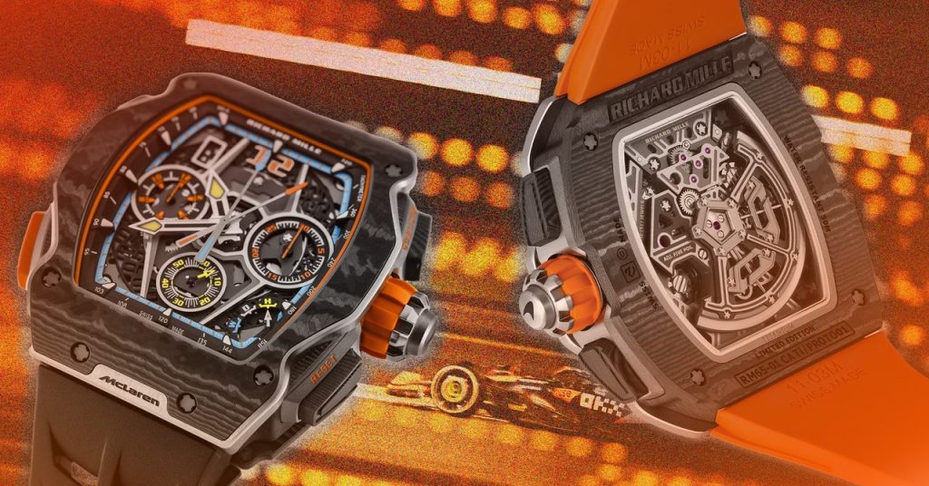Richard Mille’s New McLaren Watch Has a ‘Bounce Begin’ Button Richard Mille’s New McLaren Watch Has a ‘Bounce Begin’ Button