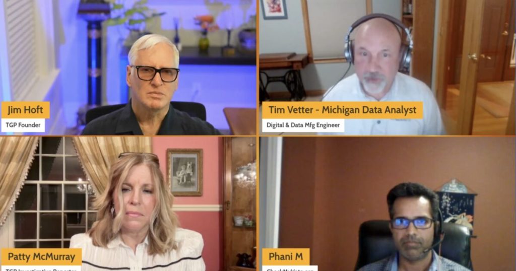 “Supply of Information Manipulation is Coming from Secretary of State” — TOP MICHIGAN ELECTION EXPERTS Talk about the Huge Double-Voting Scandal in Michigan with Gateway Pundit’s Jim Hoft and Patty McMurray | The Gateway Pundit