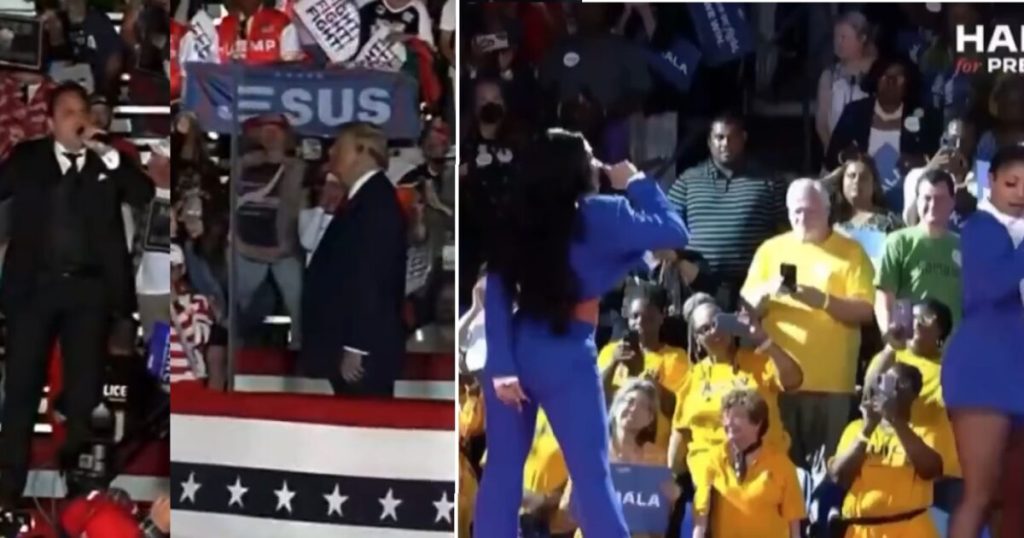 The 2024 Resolution: One Occasion Sings “How Nice Thou Artwork” at Rallies – The Different Occasion Sings Hook-Up Songs for Seniors | The Gateway Pundit The 2024 Resolution: One Occasion Sings “How Nice Thou Artwork” at Rallies – The Different Occasion Sings Hook-Up Songs for Seniors | The Gateway Pundit