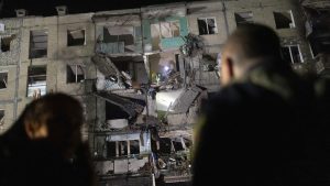 Russia launches main drone assault on Ukraine, damages residential buildings