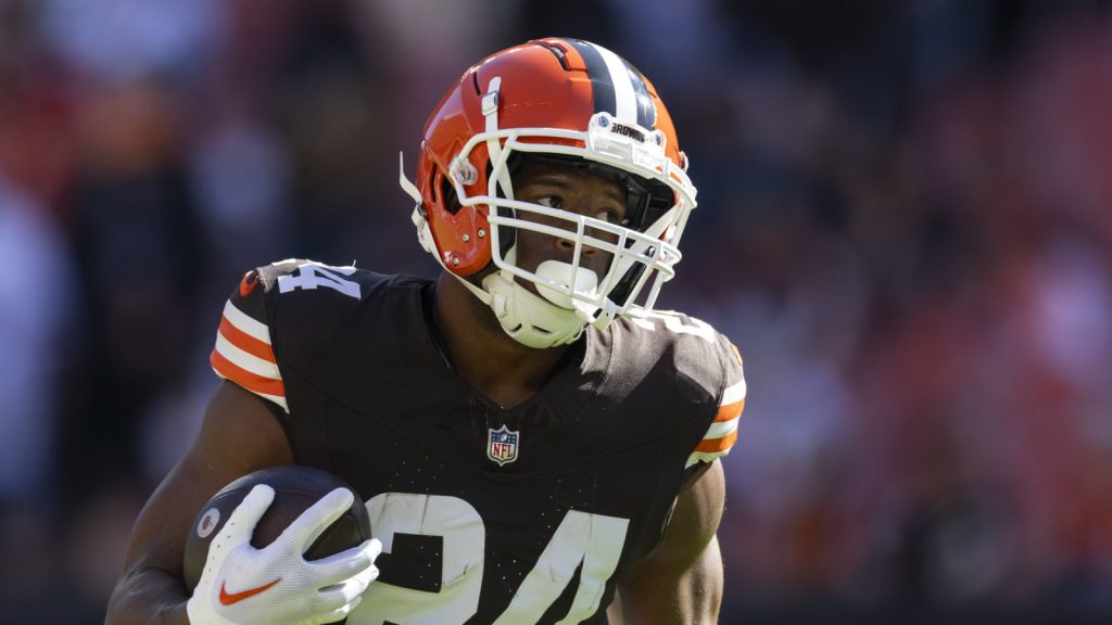 Watch: Browns RB Nick Chubb scores landing in return Watch: Browns RB Nick Chubb scores landing in return