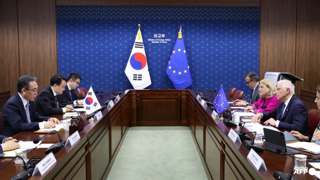 EU and South Korea urge withdrawal of North Korean troops from Russia’s conflict with Ukraine