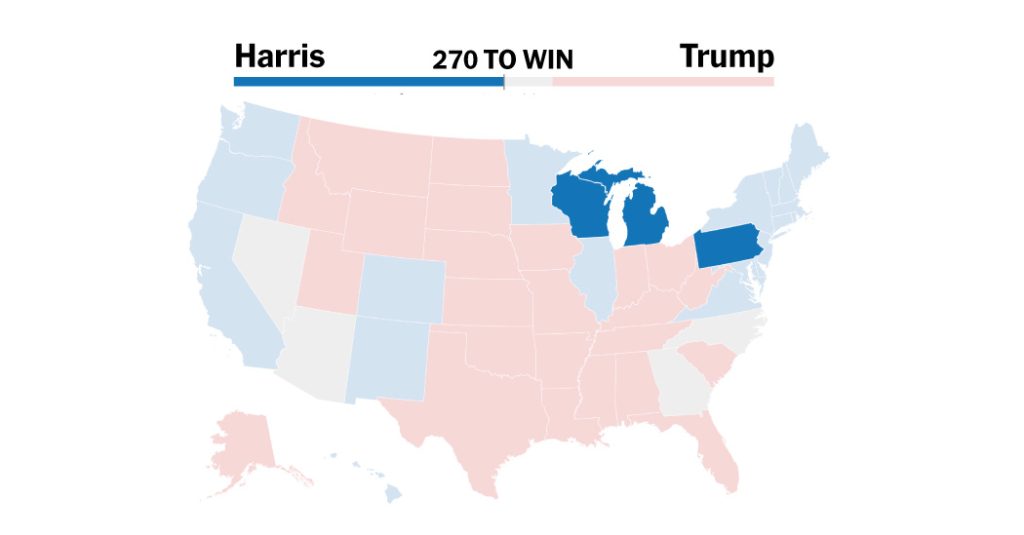Opinion | How Harris or Trump Might Win This Deadlocked Presidential Race, in 19 Maps Opinion | How Harris or Trump Might Win This Deadlocked Presidential Race, in 19 Maps