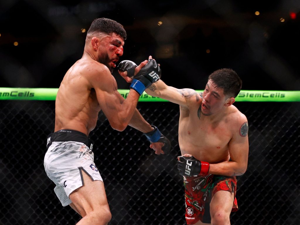 Brandon Moreno beats Amir Albazi by unanimous determination at UFC Battle Night time | Blended Martial Arts Information Brandon Moreno beats Amir Albazi by unanimous determination at UFC Battle Night time | Blended Martial Arts Information