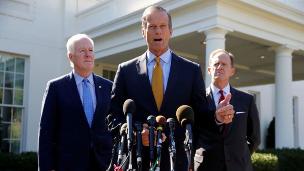 Republicans decide traditionalist John Thune as new US Senate chief