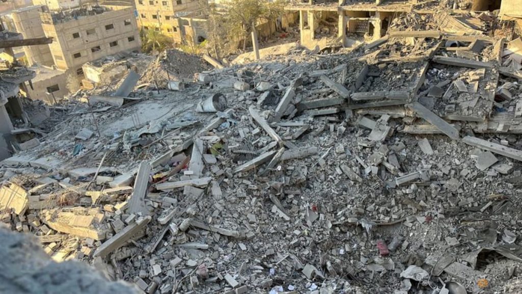 Gaza civil defence says 26 lifeless, 59 lacking after Israeli air strike